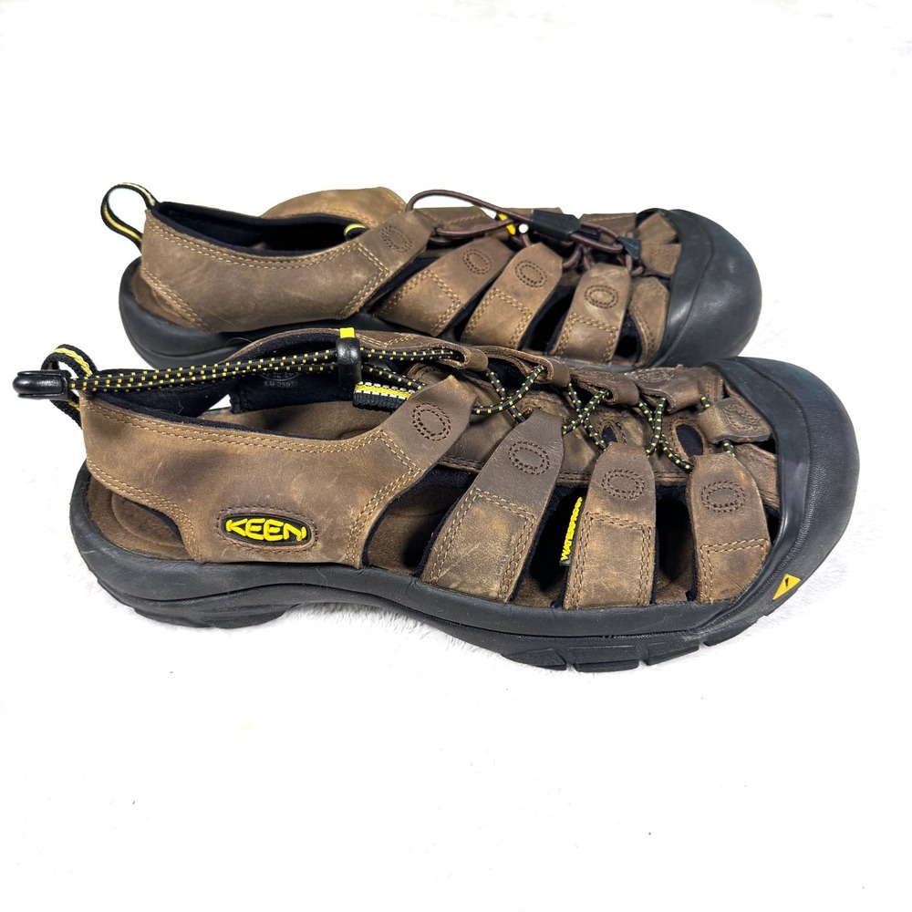 Keen Newport Fisherman Sandals Men's US 10 Brown Leather Hiking